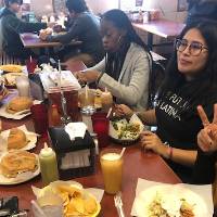 TPSS Students and Staff at Los Comales in the Chicago Pilsen Neighborhood. 